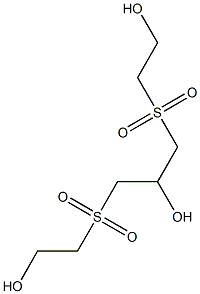 1，3-Bis(2-hydroxyethylsulfonyl)-2-propanol التركيب الكيميائي