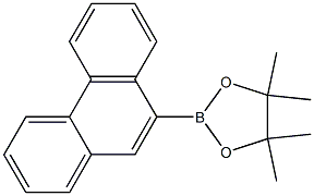 1，3，2-Dioxaborolane， 4，4，5，5-tetramethyl-2-(9-phenanthrenyl)- 化学構造