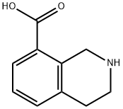 1，2，3，4-Tetrahydroisoquinoline-8-carboxylic acid التركيب الكيميائي