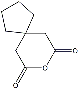 1，1-Cyclopentanediacetic Anhydride Chemical Structure