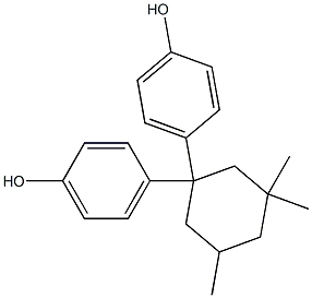 1，1-Bis(4-Hydroxyphenyl)-3，3，5-Trimethylcyclohexane Chemical Structure