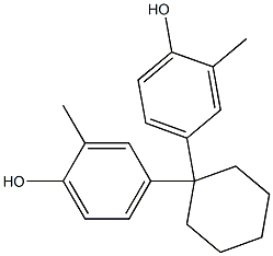 1，1-Bis(4-hydroxy-3-methylphenyl)cyclohexane Chemical Structure