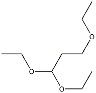 1，1，3-TRIETHOXYPROPANE 化学構造