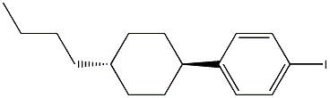 1-(TRANS-4-N-BUTYLCYCLOHEXYL)-4-IODOBENZENE Chemical Structure