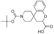 1'-(TERT-BUTOXYCARBONYL)SPIRO[CHROMAN-4，4'-PIPERIDINE]-2-CARBOXYLIC ACID 化学構造