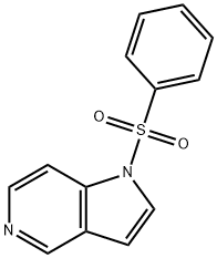 1-(Phenylsulfonyl)-1H-pyrrolo[3，2-c]pyridine Chemische Struktur