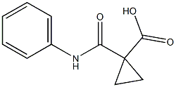 1-(phenylcarbamoyl)cyclopropane-1-carboxylic acid التركيب الكيميائي