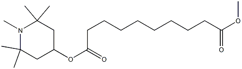 1-(Methyl)-8-(1，2，2，6，6-pentamethyl-4-piperidinyl)-sebacate Chemical Structure