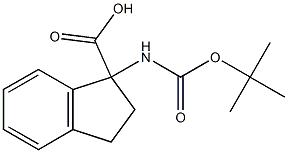 1-(Boc-amino)-1-indanecarboxylic Acid Chemical Structure