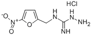 1-(5-Nitrofurfurylidene)aminoguanidine Hydrochloride Chemical Structure