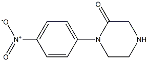 1-(4-Nitrophenyl)piperazin-2-one Chemische Struktur