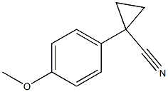 1-(4-Methoxyphenyl)-1-Cyclopropanecarbonitrile Chemical Structure