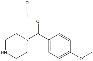 1-(4-Methoxybenzoyl)piperazine hydrochloride التركيب الكيميائي