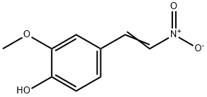 1-(4-Hydroxy-3-Methoxyphenyl)-2-Nitroethene Chemische Struktur