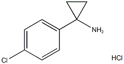 1-(4-Chlorophenyl)cyclopropanamine Hydrochloride Chemical Structure