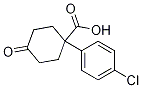 1-(4-Chlorophenyl)-4-oxocyclohexanecarboxylic Acid Chemical Structure