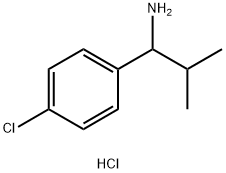 1-(4-Chlorophenyl)-2-methylpropan-1-amine hydrochloride Chemical Structure