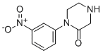 1-(3-Nitrophenyl)piperazin-2-one Chemical Structure