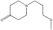 1-(3-Methoxypropyl)Piperidin-4-One 化学構造