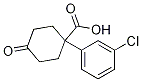 1-(3-Chlorophenyl)-4-oxocyclohexanecarboxylic Acid Chemical Structure