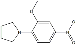 1-(2-Methoxy-4-nitrophenyl)pyrrolidine التركيب الكيميائي