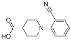 1-(2-Cyanophenyl)piperidine-4-carboxylic Acid 化学構造