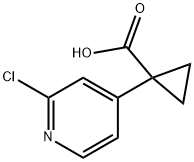 1-(2-Chloropyridin-4-yl)cyclopropanecarboxylic acid Chemical Structure