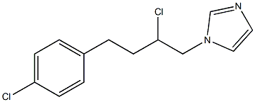 1-(2-Chloro-4-(4-chlorophenyl)butyl)-1H-imidazole Chemical Structure