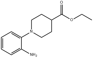 1-(2-amino-phenyl)-piperidine-4-carboxylic acid ethyl ester التركيب الكيميائي