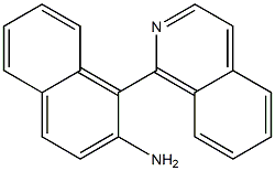 1-(2-Amino-1-naphthyl)isoquinoline التركيب الكيميائي