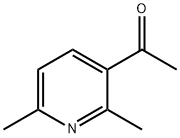 1-(2，6-Dimethylpyridin-3-yl)ethanone 化学構造