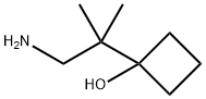 1-(1-amino-2-methylpropan-2-yl)cyclobutan-1-ol Chemical Structure