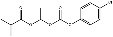 1-(((4-Chlorophenoxy)carbonyl)oxy)ethyl isobutyrate Chemical Structure