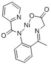 [N-[1-[2-(2-Pyridylcarboxamido)phenyl]ethylidene]glycinato]nickel Chemical Structure