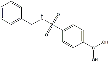 [4-(benzylsulfamoyl)phenyl]boronic acid Chemische Struktur