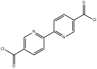 [2，2'-bipyridine]-5，5'-dicarbonyl dichloride Chemische Struktur