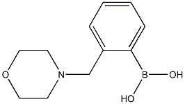 [2-(morpholin-4-ylmethyl)phenyl]boronic acid Chemical Structure