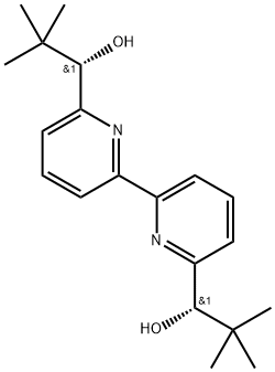 (αS，α'S)-α，α'-Bis(tert-butyl)-[2，2'-bipyridine]-6，6'-dimethanol Chemical Structure