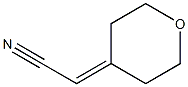 (Tetrahydro-pyran-4-ylidene)acetonitrile Chemische Struktur