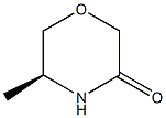 (S)-5-Methyl-3-morpholinone Chemische Struktur