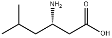 (S)-3-Amino-5-methylhexanoic acid Chemische Struktur