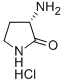 (S)-3-Amino-2-pyrrolidinone Hydrochloride Chemische Struktur