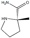 (S)-2-Methylpyrrolidine-2-carboxamide التركيب الكيميائي