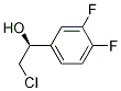 (S)-2-Chloro-1-(3，4-difluorophenyl)ethanol Chemische Struktur