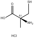 (S)-2-Amino-3-mercapto-2-methylpropanoic acid hydrochloride Chemical Structure