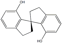 (S)-2，2'，3，3'-Tetrahydro-1，1'-spirobi[1H-indene]-7，7'-diol Chemical Structure