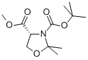 (R)-3-tert-butyl 4-methyl 2，2-dimethyloxazolidine-3，4-dicarboxylate Chemical Structure