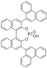 (R)-3，3'-Bis(9-phenanthrenyl)-1，1'-binaphthyl-2，2'-diyl Hydrogen Phosphate Chemical Structure