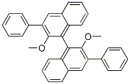 (R)-2，2'-Dimethoxy-3，3'-diphenyl-1，1'-binaphthalene Chemische Struktur