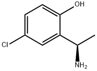 (R)-2-(1-Aminoethyl)-4-chlorophenol التركيب الكيميائي